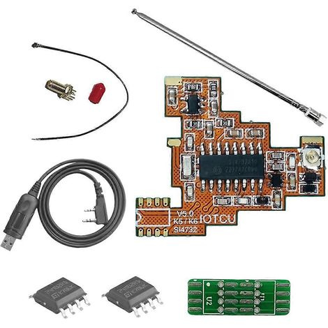 Kit complet SI4732 V5.0 FPC + puce 2x2M + antenne pour UVK5 (1/5)