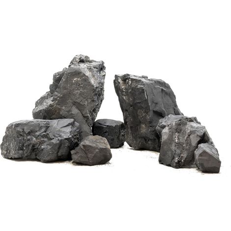 Roches d’Aquarium 2,25kg Pierres Naturelles pour Aquarium, Aquascaping et Décoration de Bassin,Vivarium, Paludarium, Jardin Miniature et Fairy Garden (4pcs, 7–15 cm) (1/5)