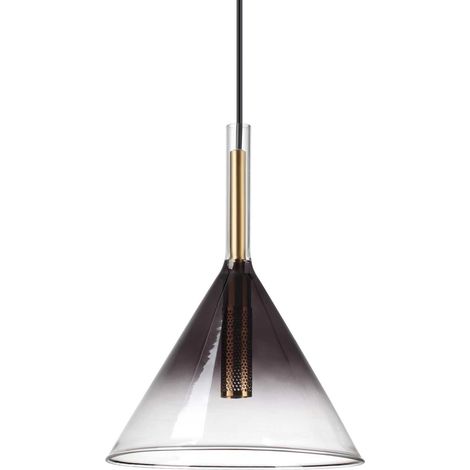 Ideal Lux EMPIRE Dome Cone Pendelleuchte Deckenleuchte Schwarz (1/2)
