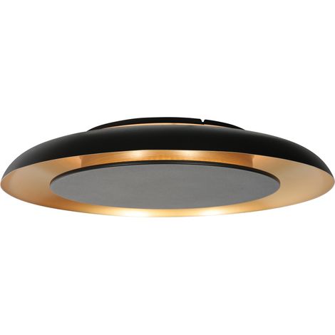 Steinhauer - plafoniera - Golden Veil - nero - metallo - Ø 60cm -