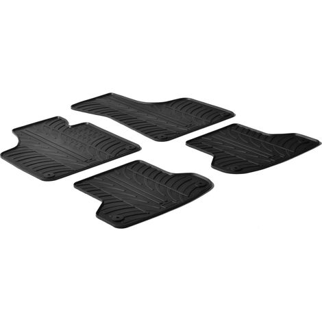 Set tappeti su misura in gomma - compatibile per  Audi A3 3p (05/0308/12) -  Audi A3 Cabriolet (04/0802/14) -  Audi A3 Sportback (09/0410/12)