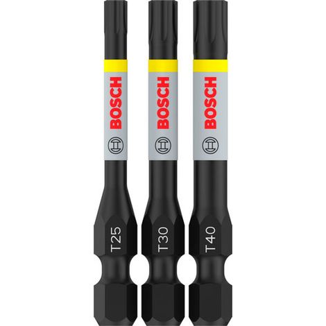 Bosch PRO T Impact Bit Set, T25, T30, T40, 55 mm, 3 Stück (1/5)