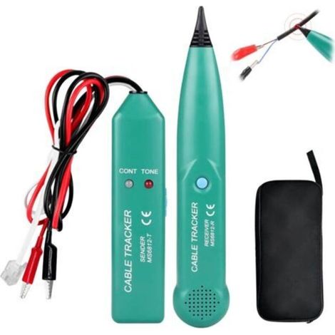 – Traceur de câble portable – Détecteur de rupture pour câbles électriques et téléphoniques – Suivi précis sans endommager l'isolation - MS6812 (1/5)