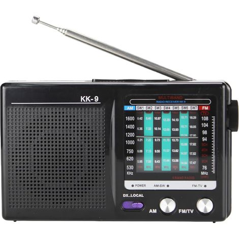 Tragbares, batteriebetriebenes AM/FM-Radio, langlebiges elektronisches Gerät für Reisen, Camping, Auto, Schlafzimmer, Zuhause im Freien