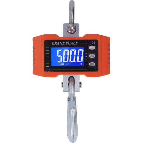 Balance numérique suspendue avec télécommande, pesée intelligente, portée de 1 000 kg, 2 000 lb, haute précision, pour grue industrielle, pour entrepôt, métallurgie textile (1/5)