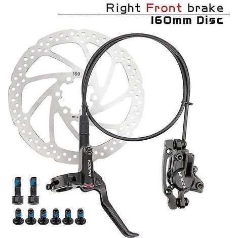 Frein à disque hydraulique pour VTT M8000, compatible VTT DH, AM et FR, avec étrier à pression d'huile, diamètre 800/1400 mm – avant droit et disque (1/5)