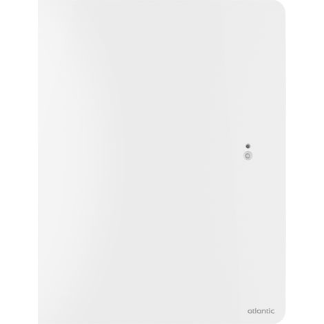 Radiateur connecté avec pilotage intelligent horizontal 1250W blanc carat NIRVANA+ - ATLANTIC - 529926 (1/4)