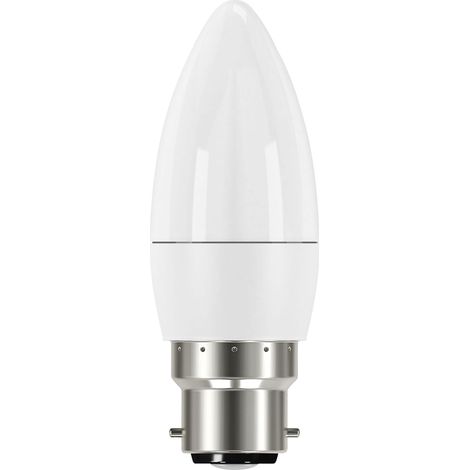 Litecraft Light Bulb 4.9 Watt B22 Bayonet Cap Candle Non Dimmable Daylight White LED