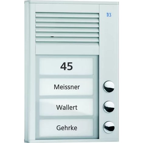 TCS Tur Steuerinterphone Modern Silber Elegantes Design (1/2)