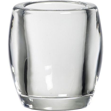 Bolsius Glas für Teelichte klar Höhe 7,7 cm, Ø 7,2 cm Kerzenglas Kerzenhalter