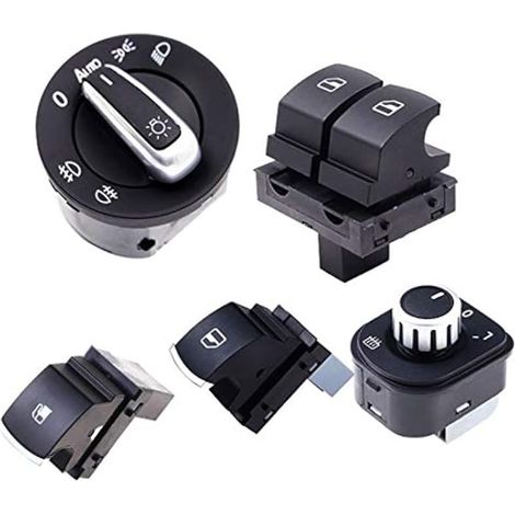 Interrupteur de réservoir de carburant de phare de rétroviseur OEM 5ND941431B 5ND959855 5ND959565B 5K3959857 1KD959833 pour VW Passat B6 Golf MK5 V 6 R32 GTI MK5 Rabbit Tiguan (1/4)