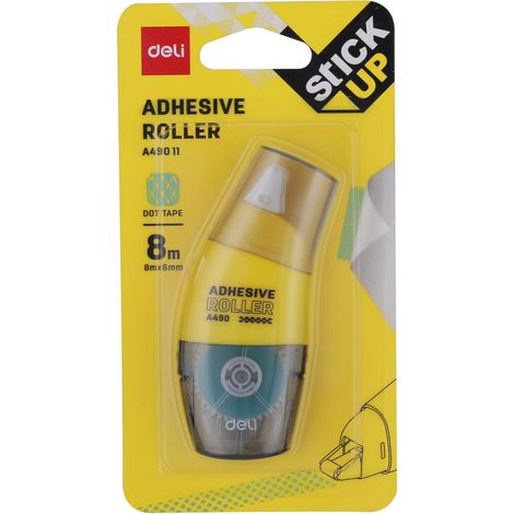 DELI Bl. Roller adhesivo recargable 6mmx8m