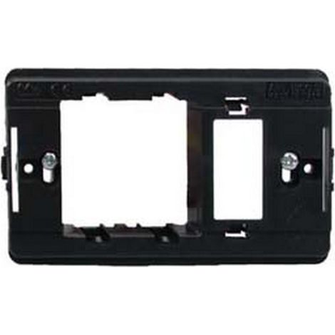 10PZ SUPPORTO PER PLACCHE PER PRESA SCHUKO + 1 POSTO - presa schuko + 1 posto
