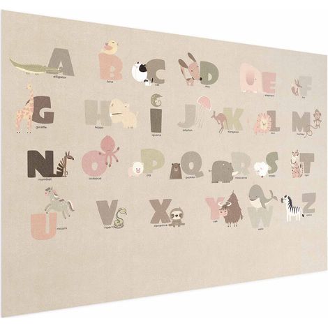 poster - Alfabeto beige (1/4)