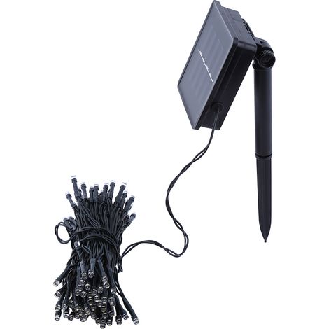Guirlande Lumineuse Solaire 22M 100LED Blanc Chaud Mode Clignotant Fixe Decoration Jardin Fete (1/5)