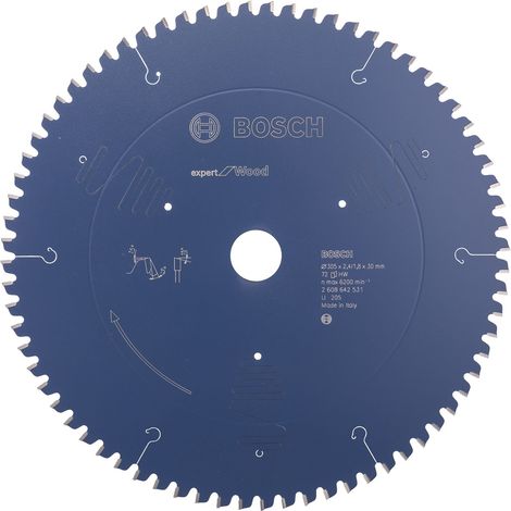 Expert para hoja de sierra circular para madera Ø30mm - 305 x 30 x 2,4 mm, 72 - 2 608 642 531 (1/3)