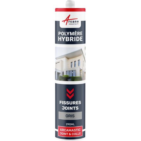 Arcane Industries – Mastic de fixation polymère hybride 290 ml – Étanchéité pour béton et joints extérieurs – Résistant aux UV et à l'eau – Application facile (1/5)