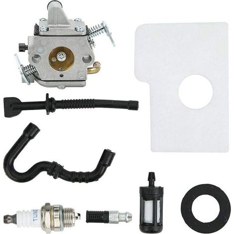 Kit carburatore MS170 MS180 per motosega/tosaerba STIHL MS170 MS180 017018 con kit di messa a punto del filtro dell'aria (1/4)
