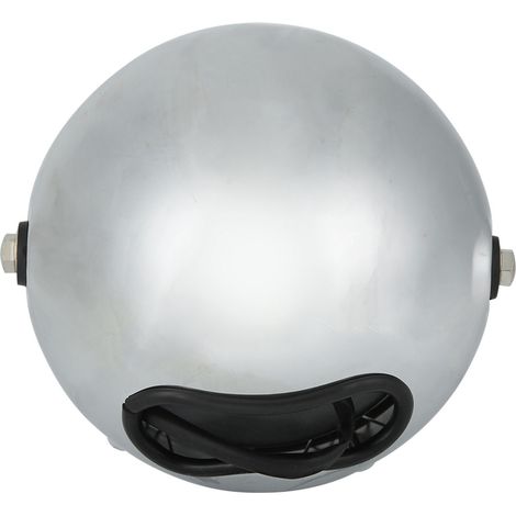 Retro-Scheinwerferumbau für CG125-Motorräder, Reparatur und Austausch des Retro-Metallscheinwerfers für GN125, LED-Scheinwerfer, silberplattiert. (1/5)