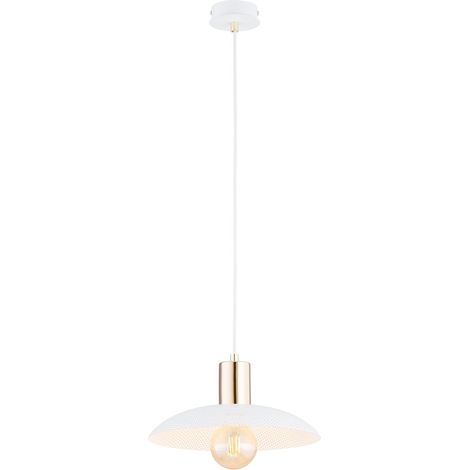 Lampada a sospensione bianca oro Spirit Emibig E27 (1/5)