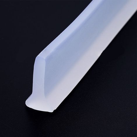 Packung T-förmige Duschbefestigungsleisten, wasserdicht und flexibel – 1 m x 1,6 mm x 30 mm – lichtdurchlässig (1/5)