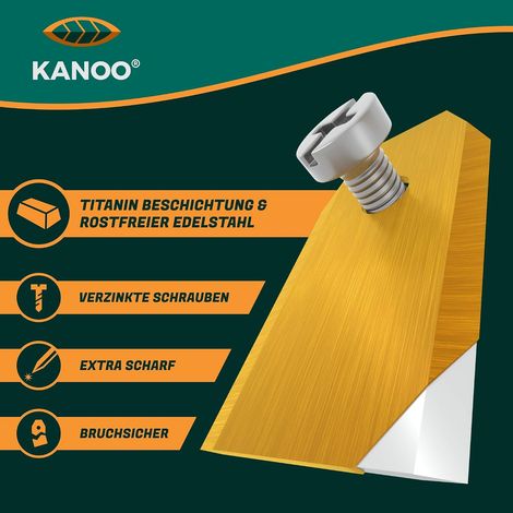 Lot de 30 - Lames De Rechange En Titane Pour Tondeuse Gardena Husqvarna Automower Yard Force - Lame De Rechange Pour Tondeuse Robot De Qualité (1/5)