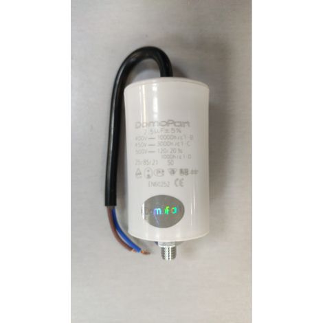 Kondensator Motor Arbeit 2,5uF 450Vac Maßnahmen 30x59mm mit KABEL