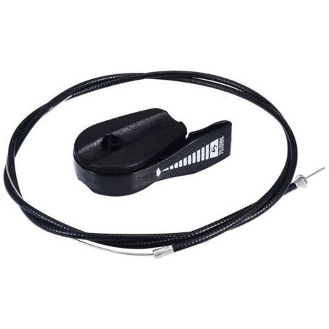 Kit de Remplacement de Commande Commutateur Câble d'accélérateur Universel de 39 po pour Tondeuses à Gazon de Jardin(Noir，1m) (1/4)