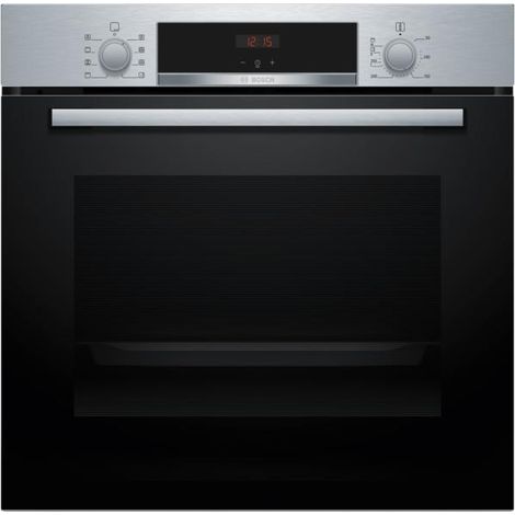 Bosch – Four électrique catalyse 71L – Autonettoyant – 5 programmes de cuisson – Classe A+ – Air chaud 3D – Dimensions 594x548x595mm (1/7)
