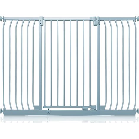 Safetots Extra Tall Elite Safety Gate, 143cm - 152cm, Matt Grey, Extra Tall 96.8cm in Height, Pressure Fit Stair Gate (1/5)