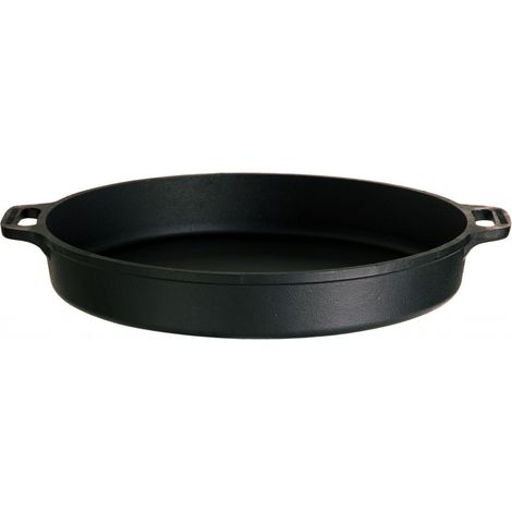 Gusseisenkuss® Gusseisenpfanne mit Griffen Ø 60 cm Gusspfanne Gusseisen