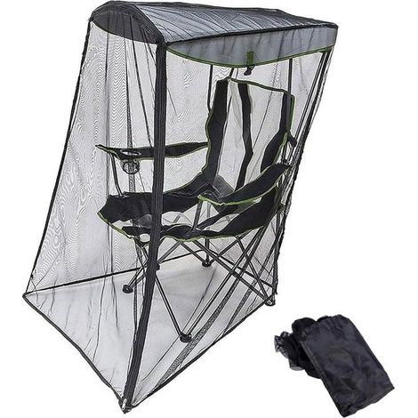Moustiquaire de chaise à auvent, tente moustiquaire de camping ultralégère et portable avec auvent. (1/4)