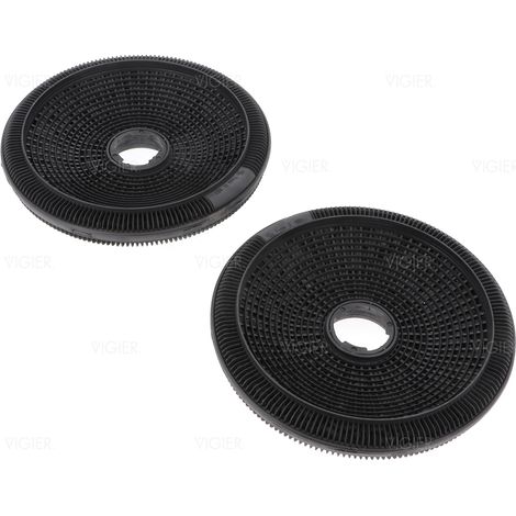 Lot de 2 filtres à charbon d'origine Hotte 33004896 FAURE Hotte 33004896 FAURE