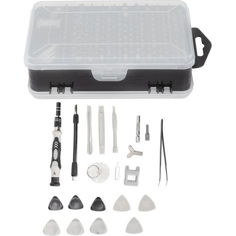 Kit 138 pièces tournevis mini multifonction magnétique pour ordinateur, lunettes, PC, portable, téléphone, appareil photo (1/5)