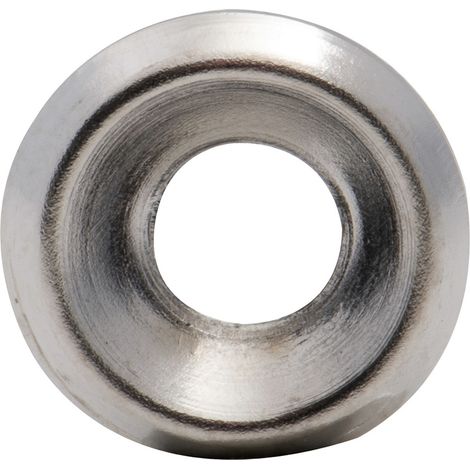 Rondelle cuvette nickelée Viswood 2,5x9mm ép:1,75mm (lot de 30 rondelles)