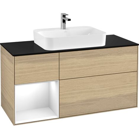 Villeroy & Boch G412GFPC meuble sous-lavabo Finion G41 (1/2)