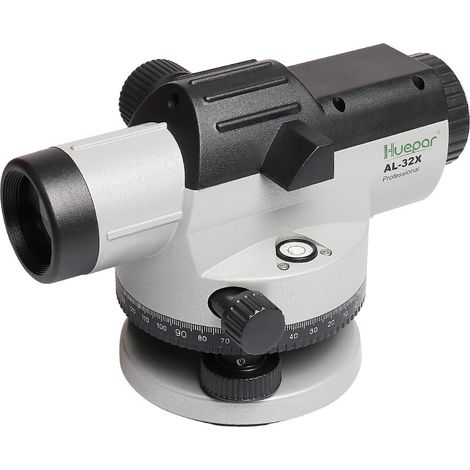 Automatische optische Wasserwaage Huepar AL-32X mit selbstnivellierendem, magnetisch gedämpftem Kompensator, Höhen-/Entfernungs-/Winkelmesswerkzeug