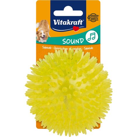 Vitakraft - Hedgehog ball TPR toy for dogs ass. colours  - (35187)