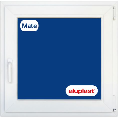 Ventana PVC Reforzado 800x800 Blanca Oscilobatiente  Mate (1/2)