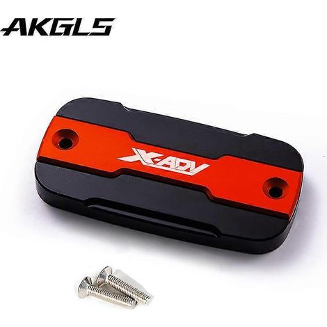 Bouchon de réservoir de liquide de frein avant + bouchon de remplissage pour moto Honda X-Adv 750, X-Adv 300, 750 et 1000 (2017-2022) - Rouge (1/5)