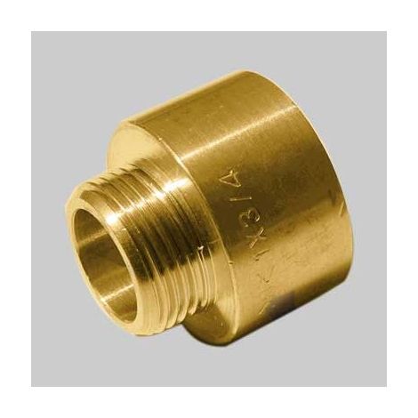 MANICOTTO RIDOTTO MASCHIO/FEMMINA OTTONE GIALLO 1/4x3/8