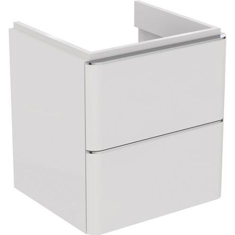 IS Obere Schubladenfront Adapto f. WTU 470mm Hgl. weiß lackiert