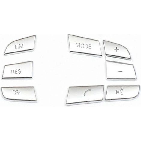 7 pièces de cache-boutons de volant pour BMW Série 1 2 3 4 5 7 GT3 GT5 X3 X5 X6 F10 F20 F30 E70 (Low Match) (1/5)