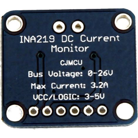 MCU-219, INA219 I2C IIC Sensor de fuente de alimentación de corriente continua bidireccional Módulo de interrupción Sensor de monitoreo de energía (1/5)
