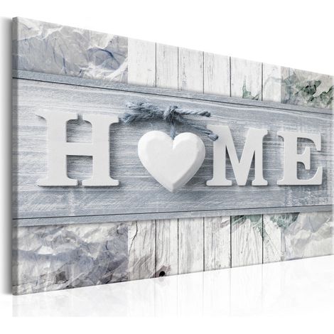Tableau Imprimé "Home : Winter House" 60 x 90 cm (1/2)