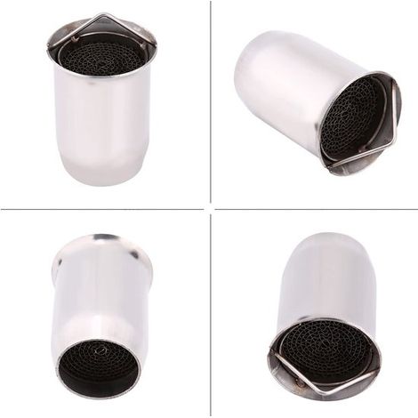 Silencieux universel Dailygoods en acier inoxydable DB Killer, réduction du bruit, installation facile, cinq tailles disponibles, insert d'échappement (1/5)