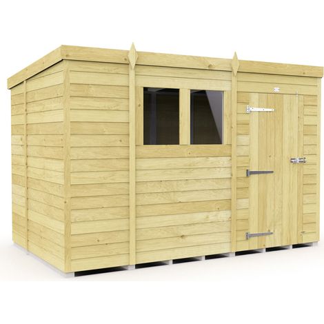 10 x 7 Pent Shed