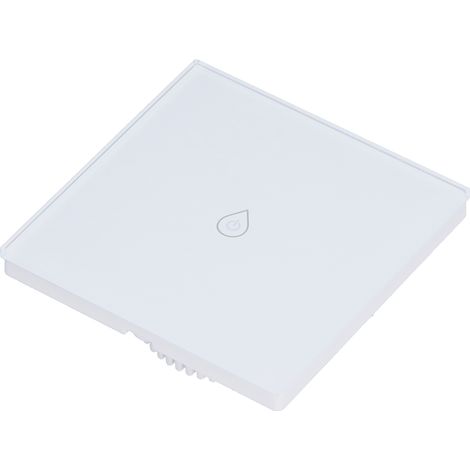 Interrupteur mural intelligent Tuya Smart WiFi pour chauffe-eau, modèle européen 86, panneau en verre, avec télécommande. (1/5)