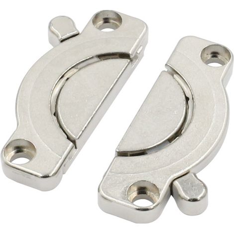 Connecteur de Table en Métal, Connecteur de Plan de Travail, Verrou de Table Loquet, Verrous de Table à Manger, Serrures de Table à Manger pour Table de Bureau, Meubles, Accessoires de Dessus de Table (1/5)