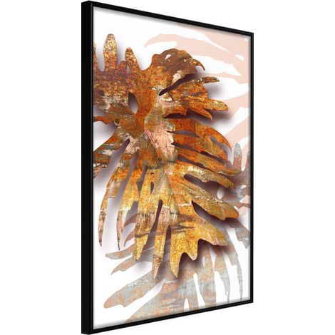 Affiche Murale Encadrée "September Leaves" 30 x 42 cm Noir